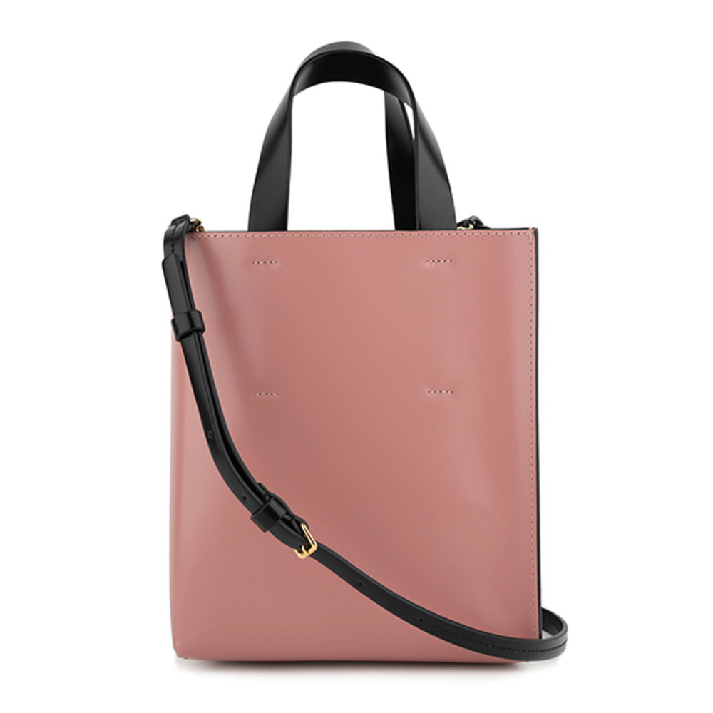 Marni Shoulder Bag Museo White Pink - Picture 1 of 9